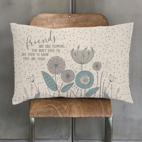 friends are like flowrers cushion 2